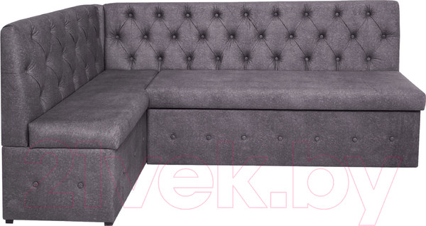 Изображение товара Уголок кухонный мягкий Аквилон Айриш СМ левый (эмилия грей)