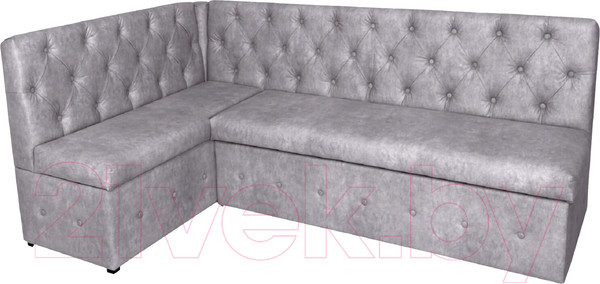 Изображение товара Уголок кухонный мягкий Аквилон Айриш СМ левый (эмилия смок)