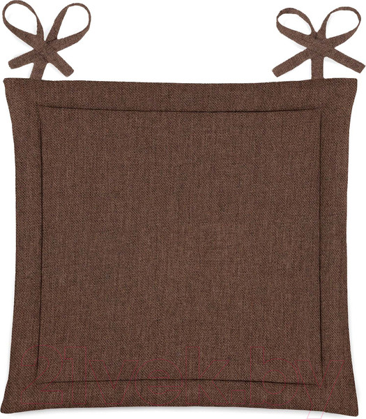 Изображение товара Подушка на стул Нордтекс ВН 40x40 / 764723 (шоколадный 74 рогожка)