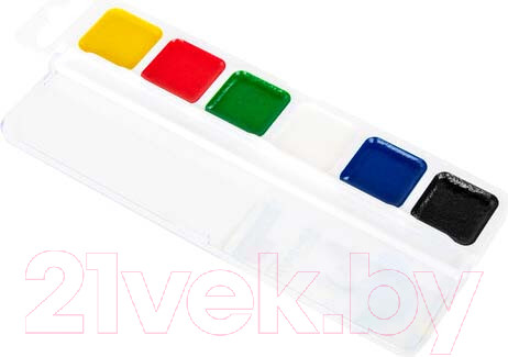 Изображение товара Акварельные краски Brauberg Kids / 192281 (6цв)