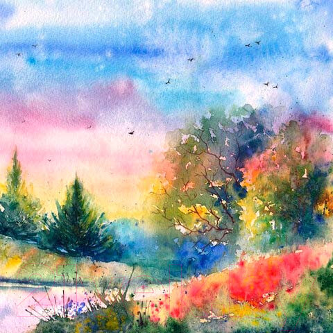 Изображение товара Акварельные краски Brauberg Kids / 192281 (6цв)