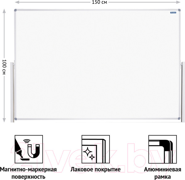 Изображение товара Магнитно-маркерная доска OfficeSpace 307560 (100x150см)