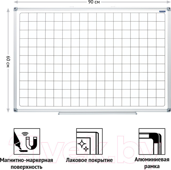 Изображение товара Магнитно-маркерная доска OfficeSpace 307401 (60x90см)