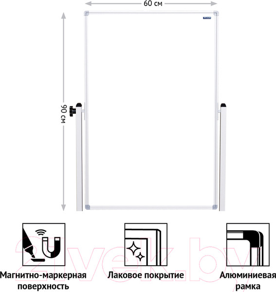 Изображение товара Магнитно-маркерная доска OfficeSpace 325507 (90x60см)