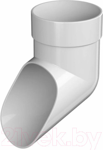 Изображение товара Слив трубы водосточной Технониколь Оптима 054394 (белый)