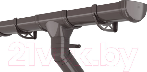 Изображение товара Хомут водосточной трубы Технониколь Оптима 054445 (темно-коричневый)