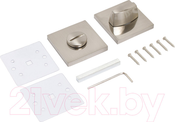 Изображение товара Фиксатор дверной защелки Аллюр АРТ BK-S2 SN (матовый никель)