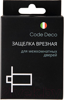 Изображение товара Защелка врезная Code Deco 5400-BLM (черный)