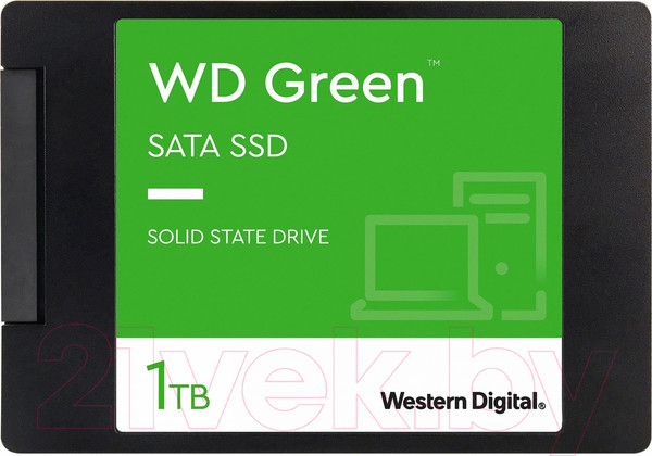 Изображение товара SSD диск Western Digital Green 1Tb (WDS100T3G0A)