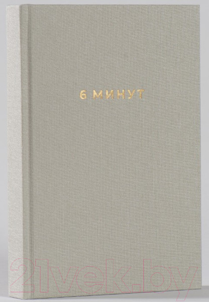 Изображение товара Мотивационный ежедневник Альпина 6 минут. Ежедневник, который изменит вашу жизнь. Лен (Спенст Д.)