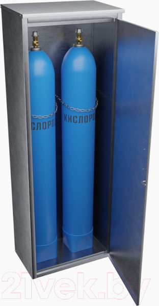 Изображение товара Шкаф для газового баллона Steel-expert ШБ2 40л / 0.7мм (кислород)