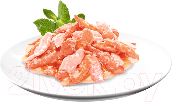 Изображение товара Влажный корм для кошек Sheba Ломтики в соусе. Форель и креветки (75г)