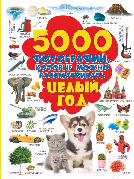 Изображение товара Энциклопедия АСТ 5000 фотографий, которые можно рассматривать целый год (Долманская Л.В.)