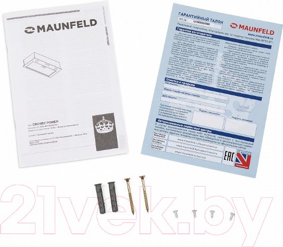 Изображение товара Вытяжка скрытая Maunfeld Crosby Power 60 (черный)