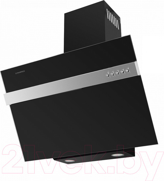 Изображение товара Вытяжка наклонная Maunfeld Bridge Line 60 (сатин/черный)