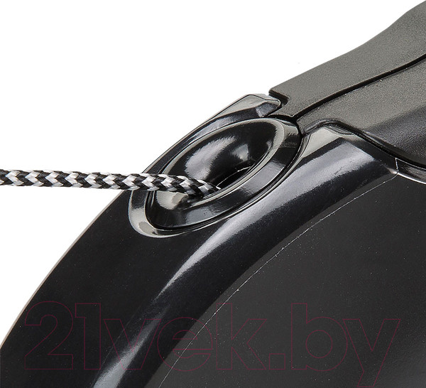 Изображение товара Поводок-рулетка Ferplast Amigo Mini / 75700017 (шнур, черный)