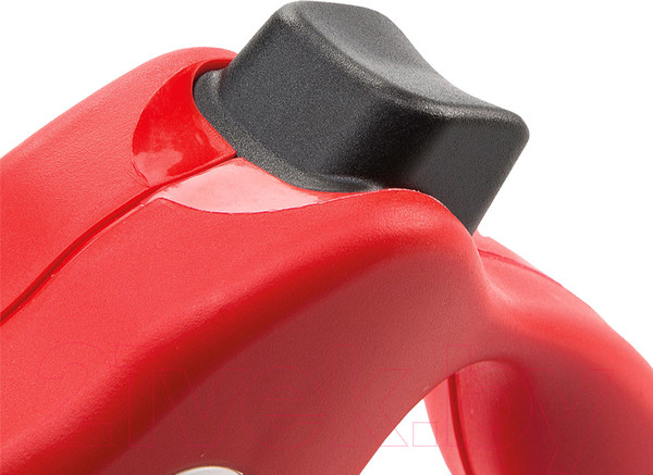 Изображение товара Поводок-рулетка Ferplast Amigo Mini / 75700022 (шнур, красный/белый)