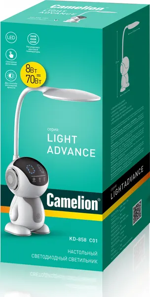 Изображение товара Настольная лампа Camelion KD-858 C01 / 13008