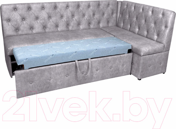 Изображение товара Уголок кухонный мягкий Аквилон Айриш СМ правый (эмилия смок)