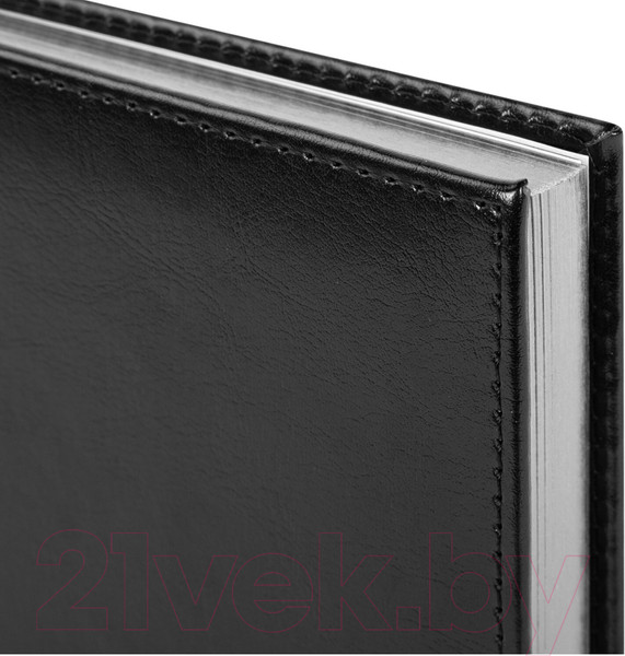 Изображение товара Ежедневник Brauberg Flame / 113425 (черный/серебряный срез)