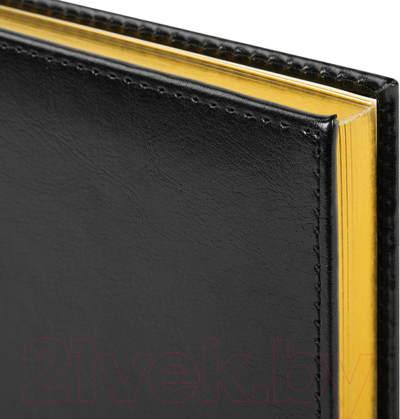 Изображение товара Ежедневник Brauberg Flame / 113426 (черный/золотой срез)