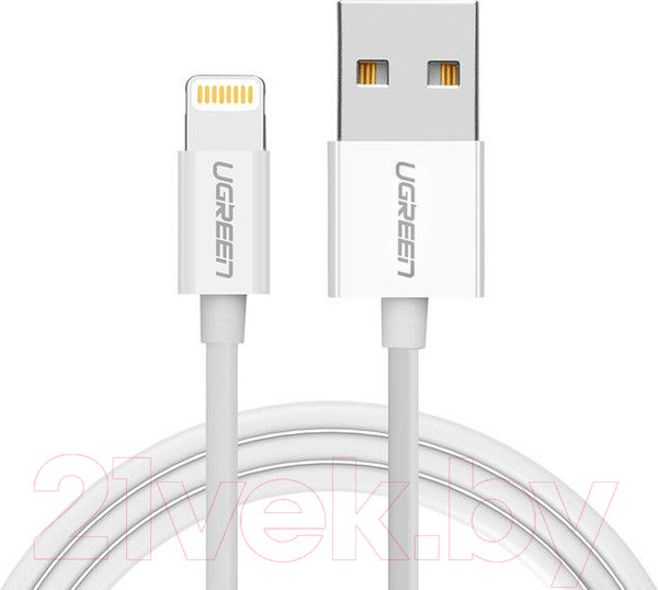 Изображение товара Кабель Ugreen US155 / 20730 (2м, белый)