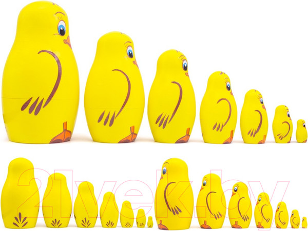 Изображение товара Матрешка сувенирная Брестская Фабрика Сувениров Матрешка-уточка 7307