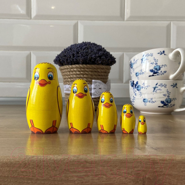 Изображение товара Матрешка сувенирная Брестская Фабрика Сувениров Матрешка-уточка 7307