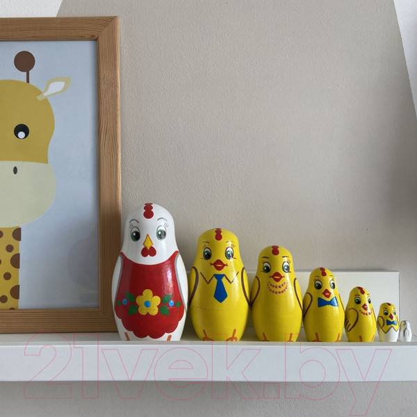 Изображение товара Матрешка сувенирная Брестская Фабрика Сувениров Пасхальная 7306