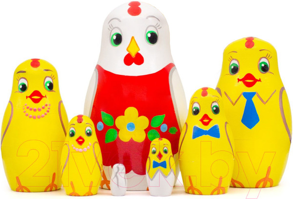 Изображение товара Матрешка сувенирная Брестская Фабрика Сувениров Пасхальная 7306