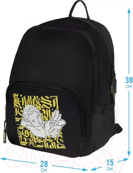 Изображение товара Школьный рюкзак Berlingo Angel Black / RU08017