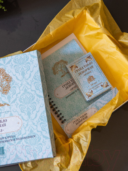 Изображение товара Гадальные карты Gothic Kotik Production Оракул Ленорман с большой книгой инструкцией (в подарочном боксе)