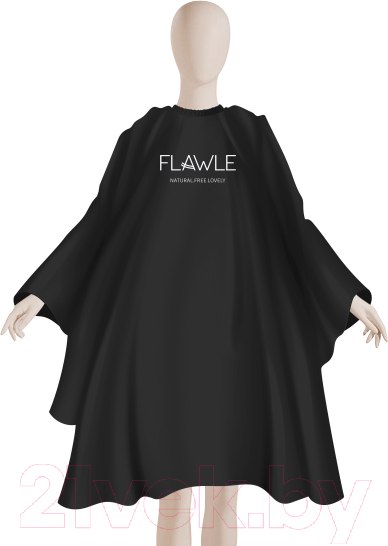 Изображение товара Накидка парикмахерская Flawle 3.201.01 (черный)
