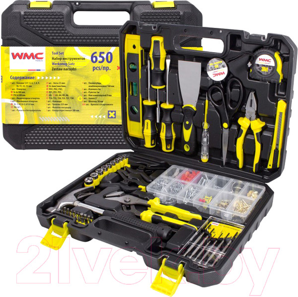 Изображение товара Универсальный набор инструментов WMC Tools WMC-20650(51129)