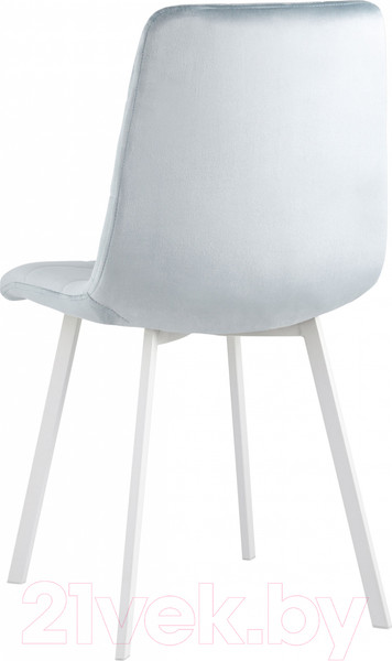 Изображение товара Стул Stool Group Chilly / OS-2011 HLR-17 wl (велюр серо-голубой/ножки белые)