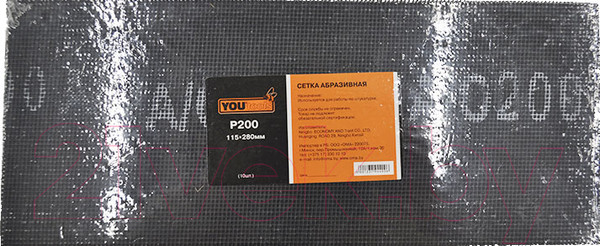 Изображение товара Сетка абразивная Yourtools 115x280мм P200 (10шт)