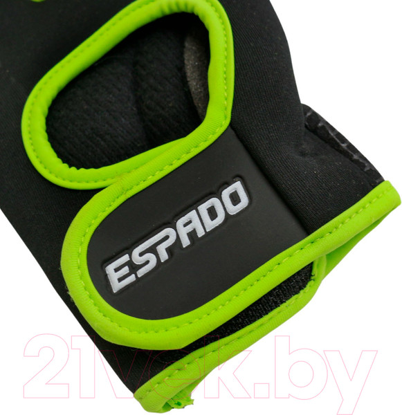 Изображение товара Перчатки для фитнеса Espado ESD001 (M, черный/зеленый)