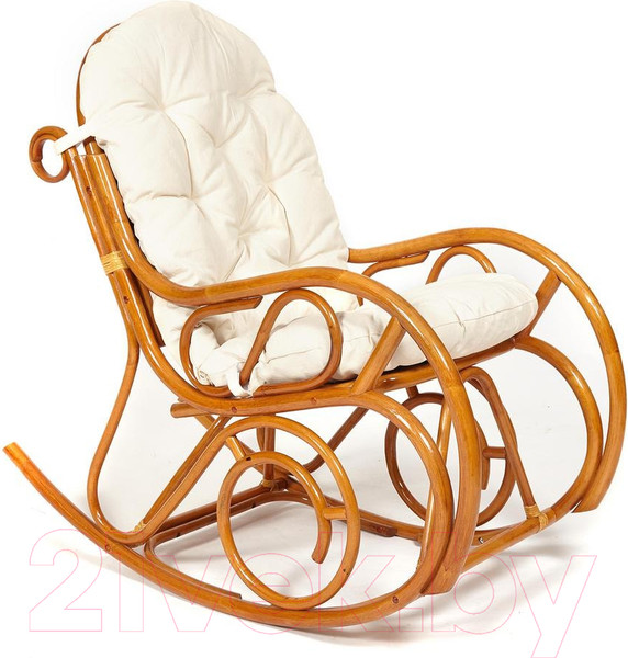 Изображение товара Кресло-качалка Tetchair Milano без подушки (коньяк)