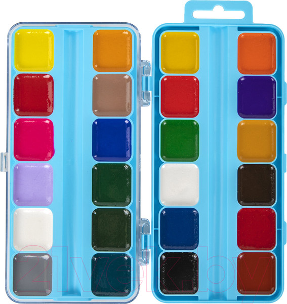 Изображение товара Акварельные краски Юнландия Юнландик-Художник / 192288 (24цв)