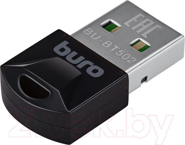 Изображение товара Bluetooth-адаптер Buro BU-BT502 (20м, черный)