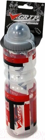 Изображение товара Фляга для велосипеда V-Grip V-700AA (500мл, красный/прозрачный)
