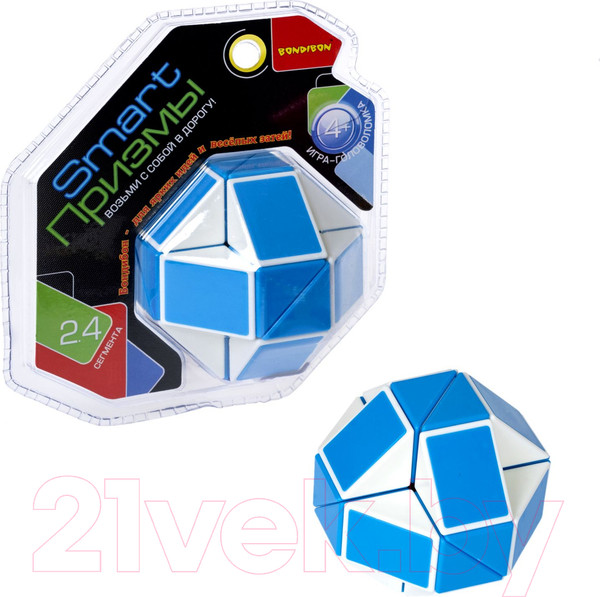 Изображение товара Игра-головоломка Bondibon Smart Призмы / ВВ5279 (синий/белый)