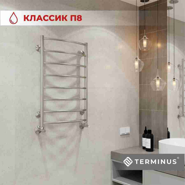 Изображение товара Полотенцесушитель водяной Terminus Классик П8 500x800