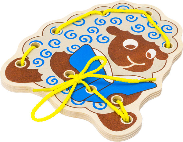 Изображение товара Развивающий игровой набор Alatoys Шнуровка Овечка / ШН02