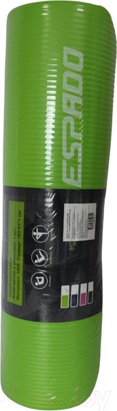 Изображение товара Коврик для йоги и фитнеса Espado ES2123 NBR (зеленый)