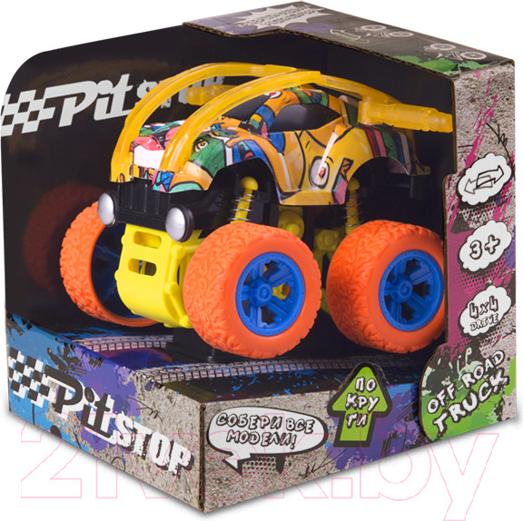 Изображение товара Автомобиль игрушечный Pit Stop Кросс Граффити / PS-2021-4B-3