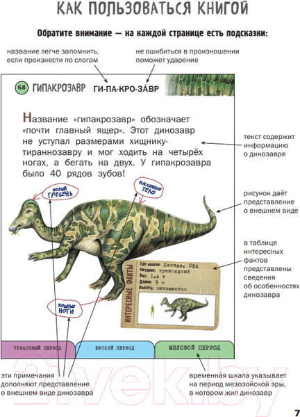 Изображение товара Энциклопедия Эксмо Все травоядные динозавры с крупными буквами (Ананьева Е.Г.)