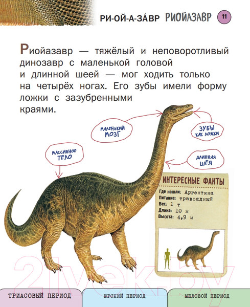 Изображение товара Энциклопедия Эксмо Все травоядные динозавры с крупными буквами (Ананьева Е.Г.)