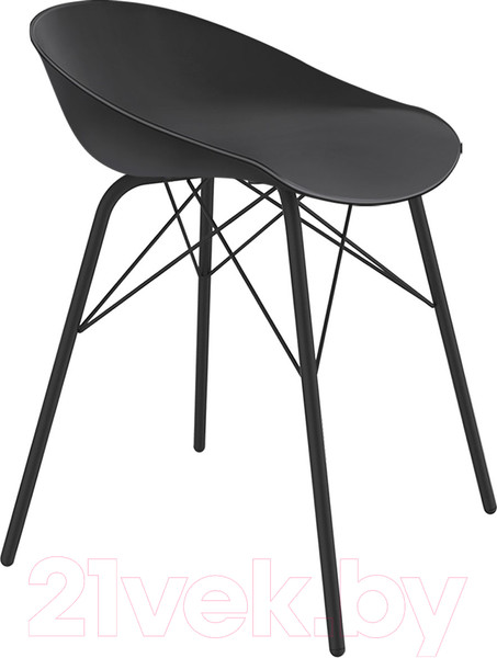 Изображение товара Стул Sheffilton SHT-ST19/S64 (черный/черный муар)