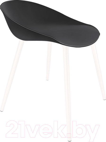 Изображение товара Стул Sheffilton SHT-ST19/S95-1 (черный/белый муар)